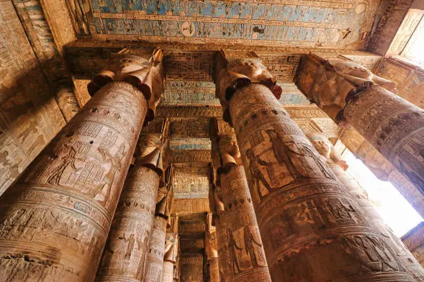 Dendera Temple Ceiling Hathor